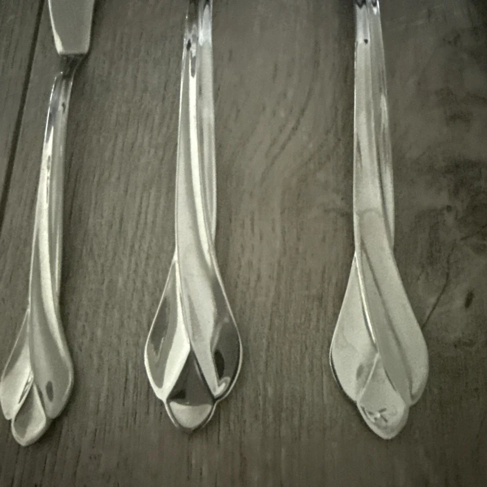 Solid Serving Spoon Oneida TRIBECA Stainless Serving Set Cold Meat Fork